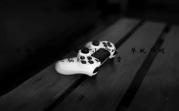 十大耐玩单机电脑小游戏 单机游戏电脑版大全免费